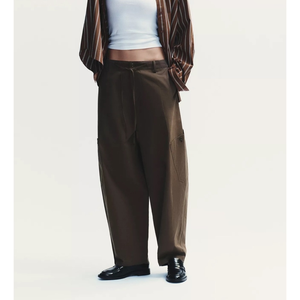 NWT! Zara Balloon Cargo Pants